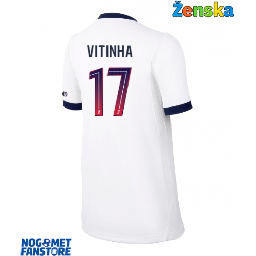 Paris Saint-Germain Vitinha #17 Gostujuci Dres za Ženska 2026-27 Kratak Rukav
